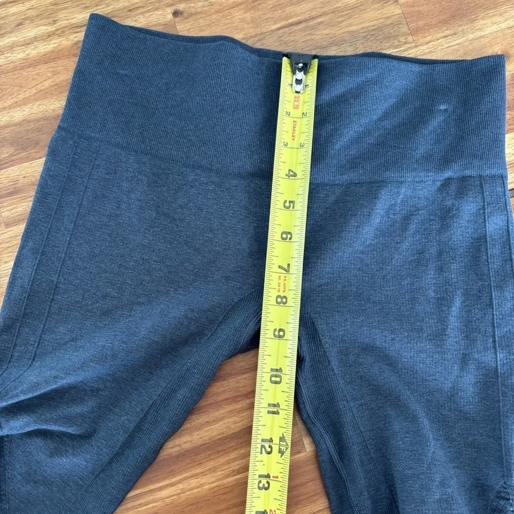 Lululemon In The Flow Crop II Pattern Blue Womens 8 Leggings Activewear yoga gym
